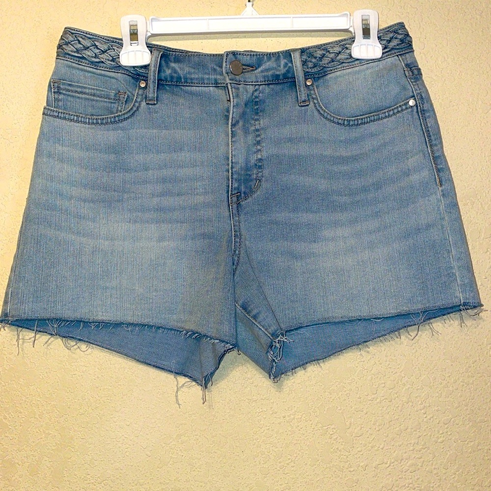 Frayed jeans high rise denim short - Picture 1 of 6